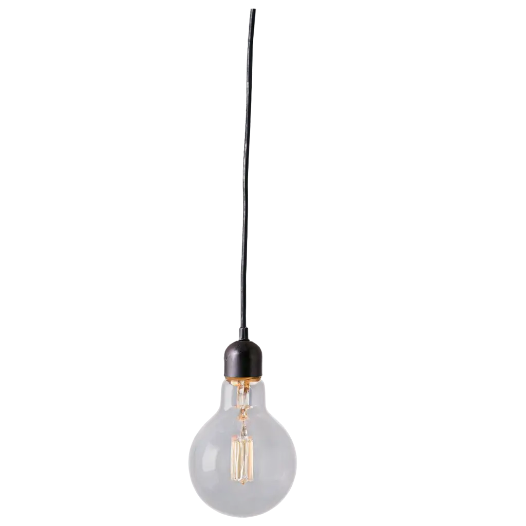 Long-Hanging-Lamp-Bulb-PNG-Image-HighQuality-Transparent-Design-for-Versatile-Uses