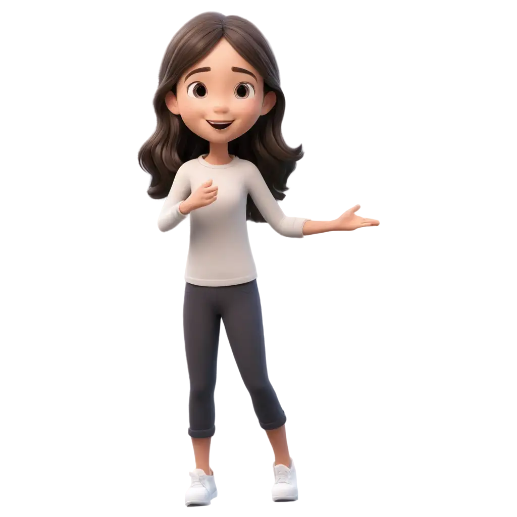 Adorable-Cartoon-Girl-PNG-Create-a-Charming-Character-with-Clear-Detail