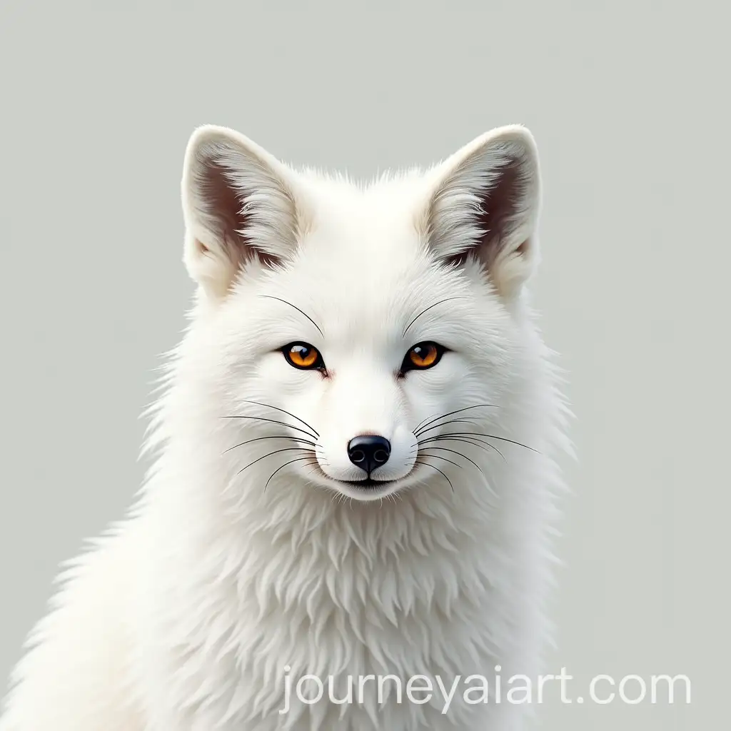 White-Fox-in-a-Snowy-Forest