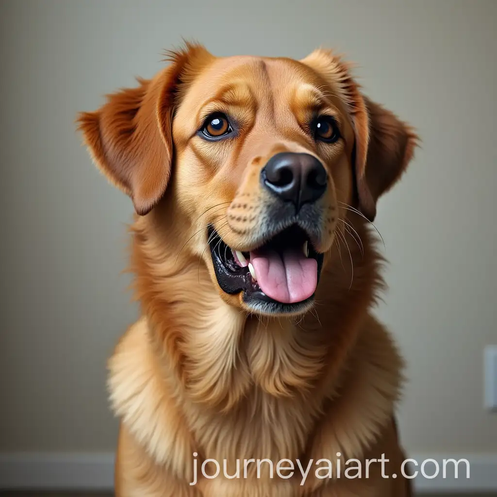 Large-Dog-in-a-Playful-Outdoor-Setting