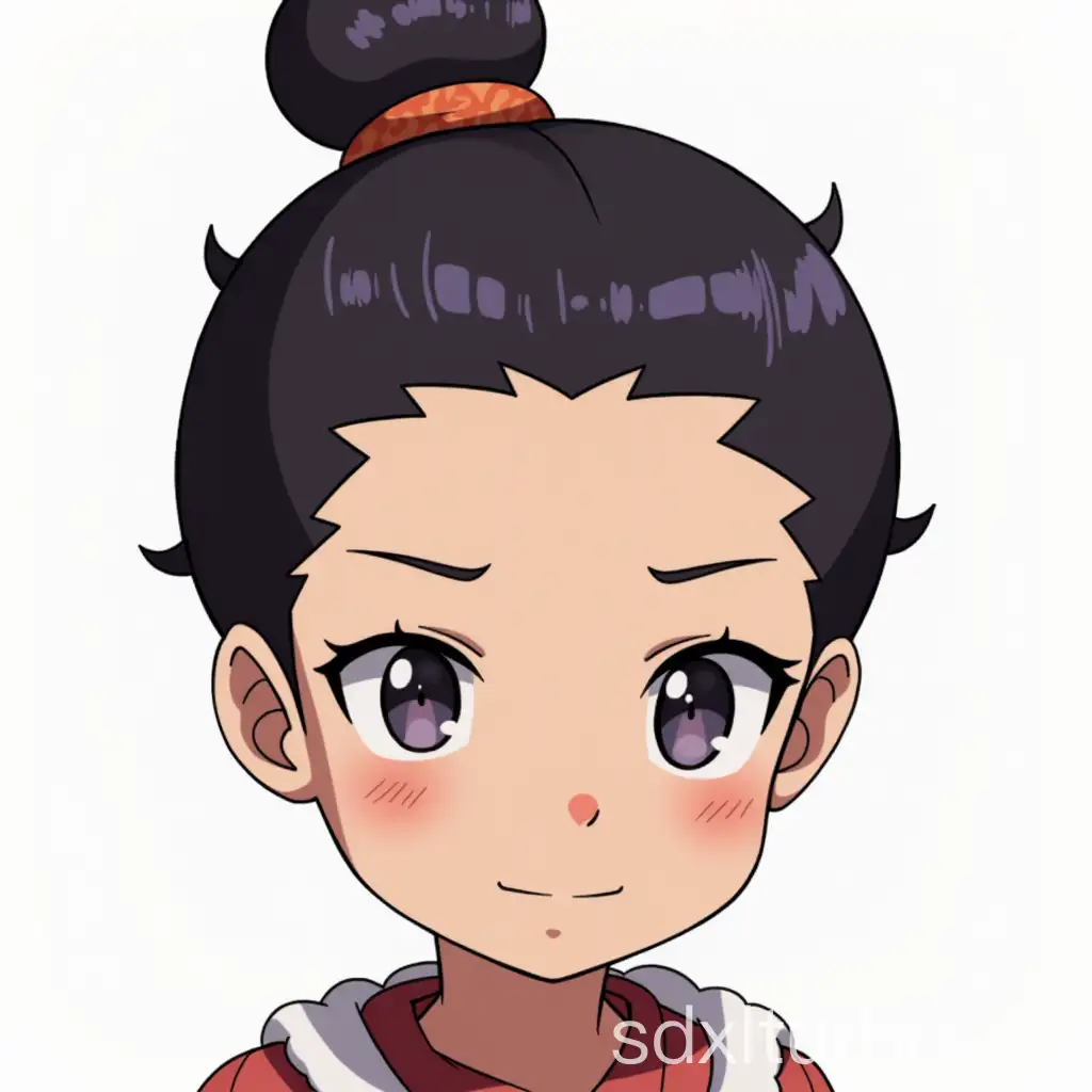 Nezha small head portrait transparent png format background