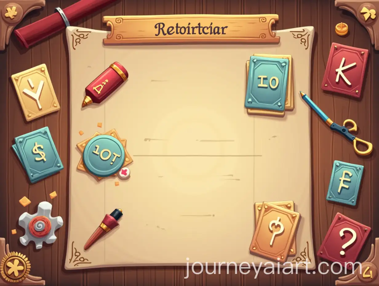 18th-Century-Game-Redemption-Code-UI-with-Stationery-and-Cards