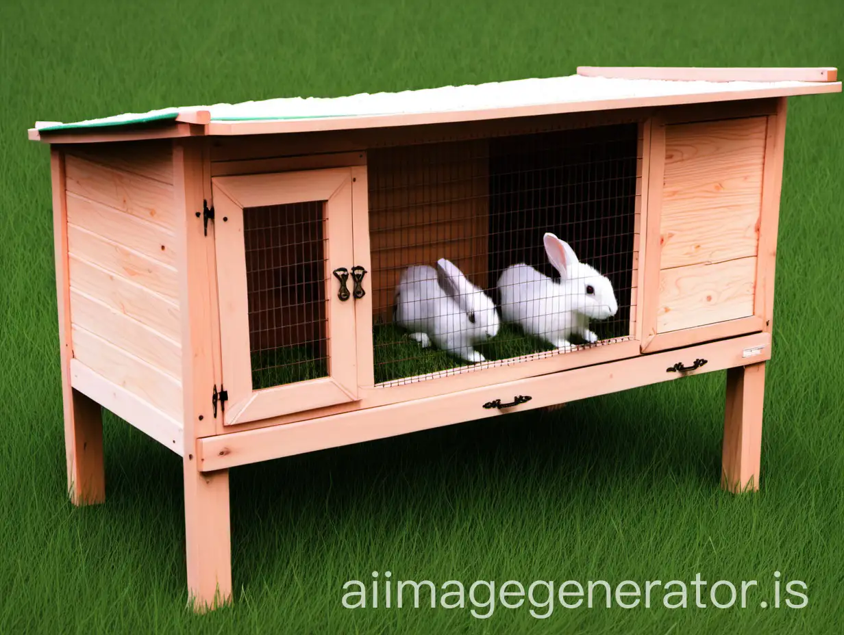 a little rabbit hutch