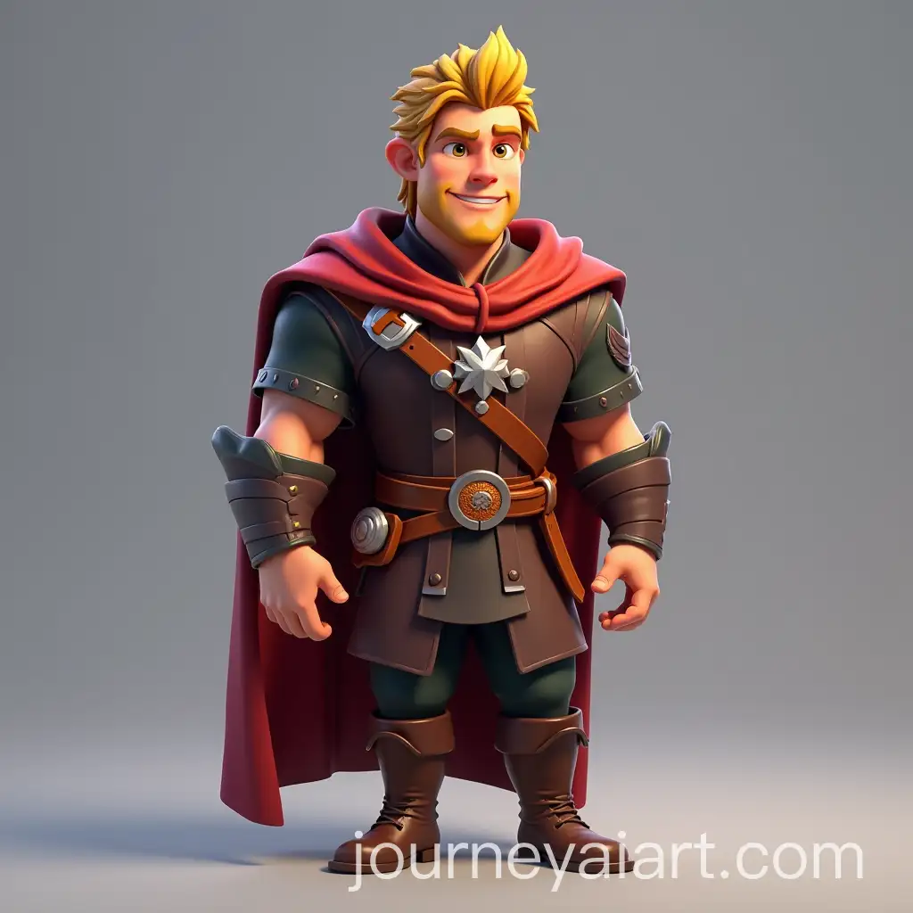 Jamie-Lannister-as-a-Cute-Mobile-Game-Character-in-Isometric-Style