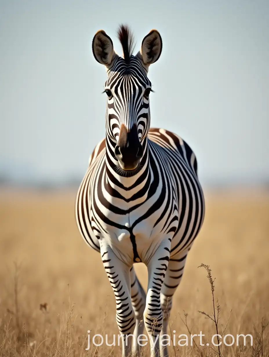 Realistic-Full-View-of-a-Complete-White-Zebra-in-Natural-Habitat
