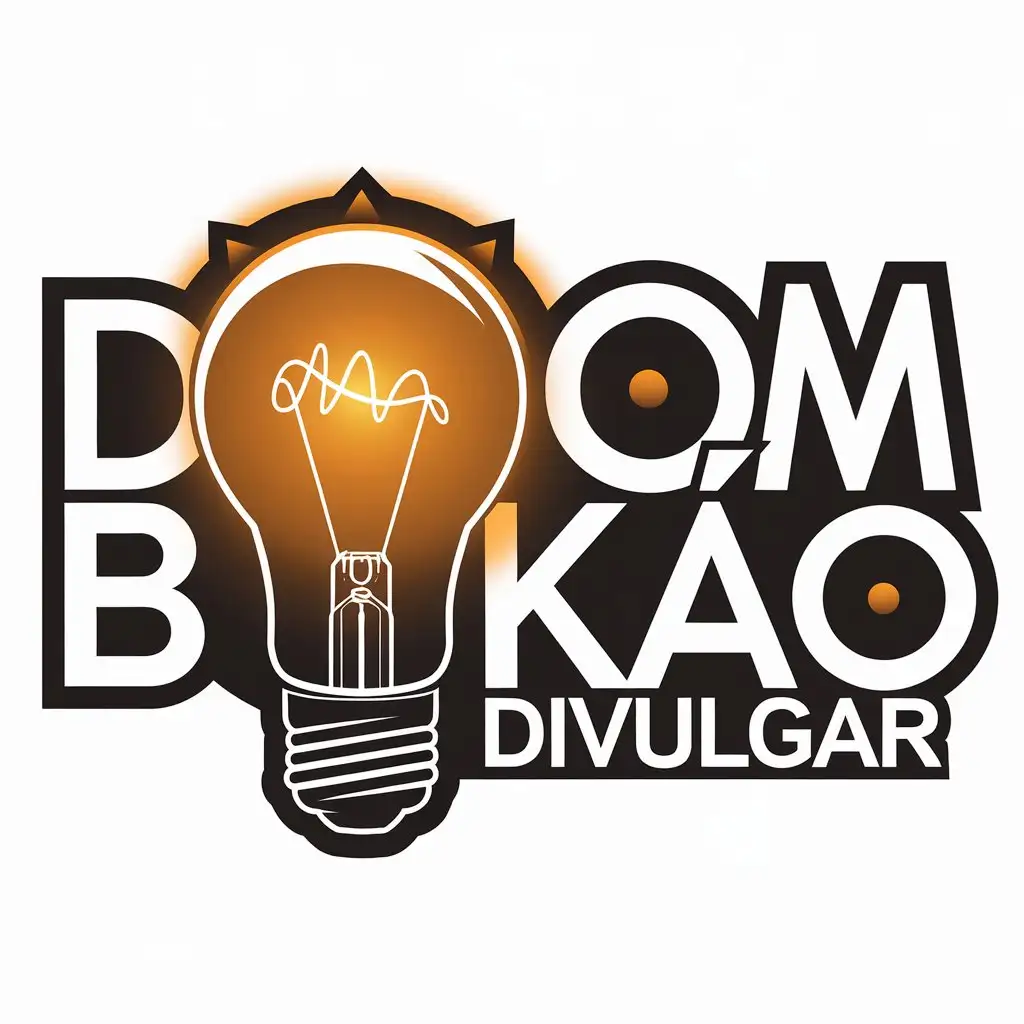 LOGO Design for DOM bokao divulgar Entertainment Theme with Moderate and Clear Background