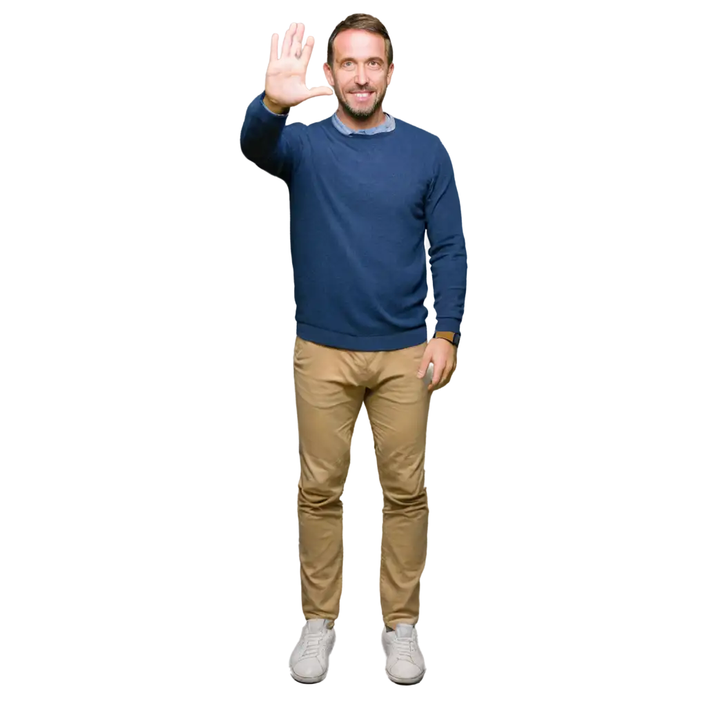 Man-Saying-Hey-PNG-Image-HighQuality-Transparent-Format-for-Versatile-Use