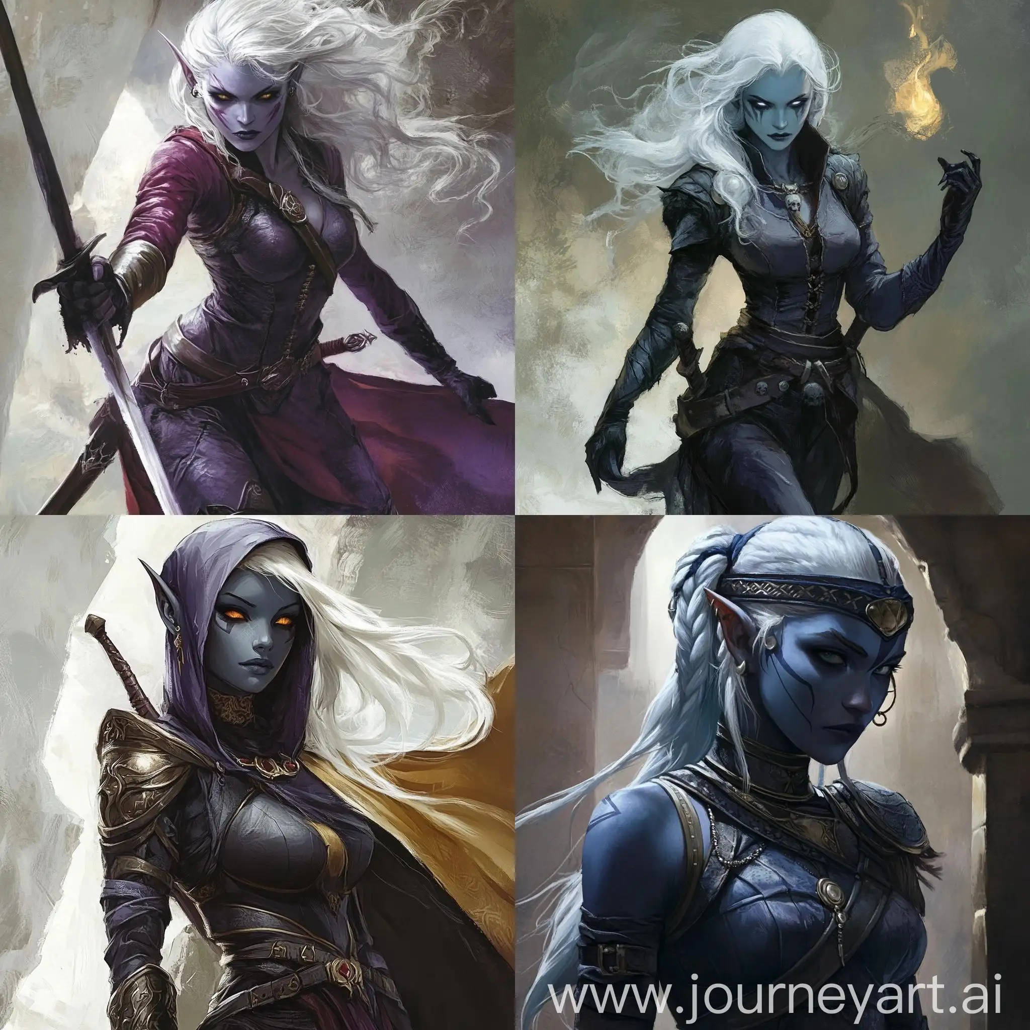 Drow-Race-Girl-DD-Fantasy-Character-Portrait