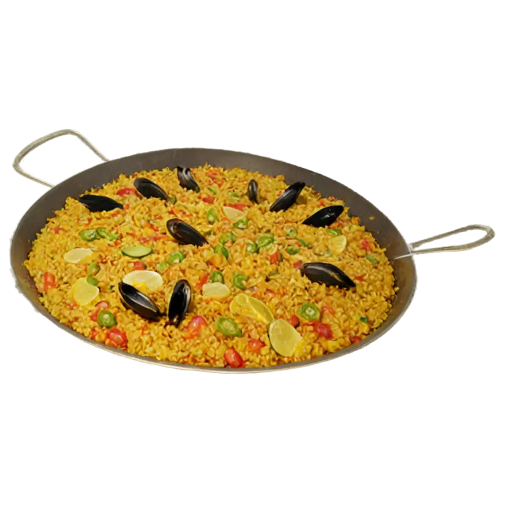 Delicious-Paella-PNG-Image-Capture-Culinary-Perfection-in-High-Definition