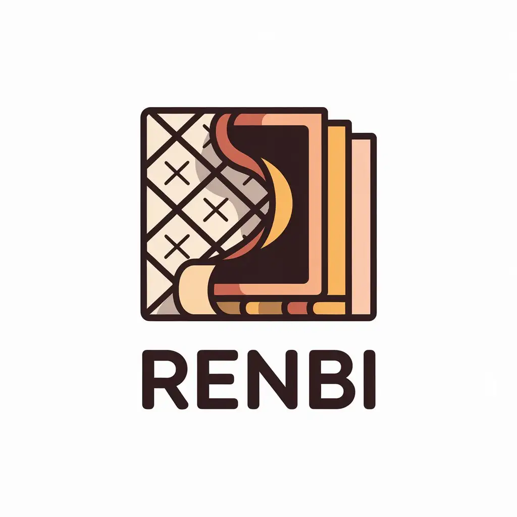 LOGO Design for RenBi Modern Vector with Wallpaper Photo Album Theme in Subtle Colors