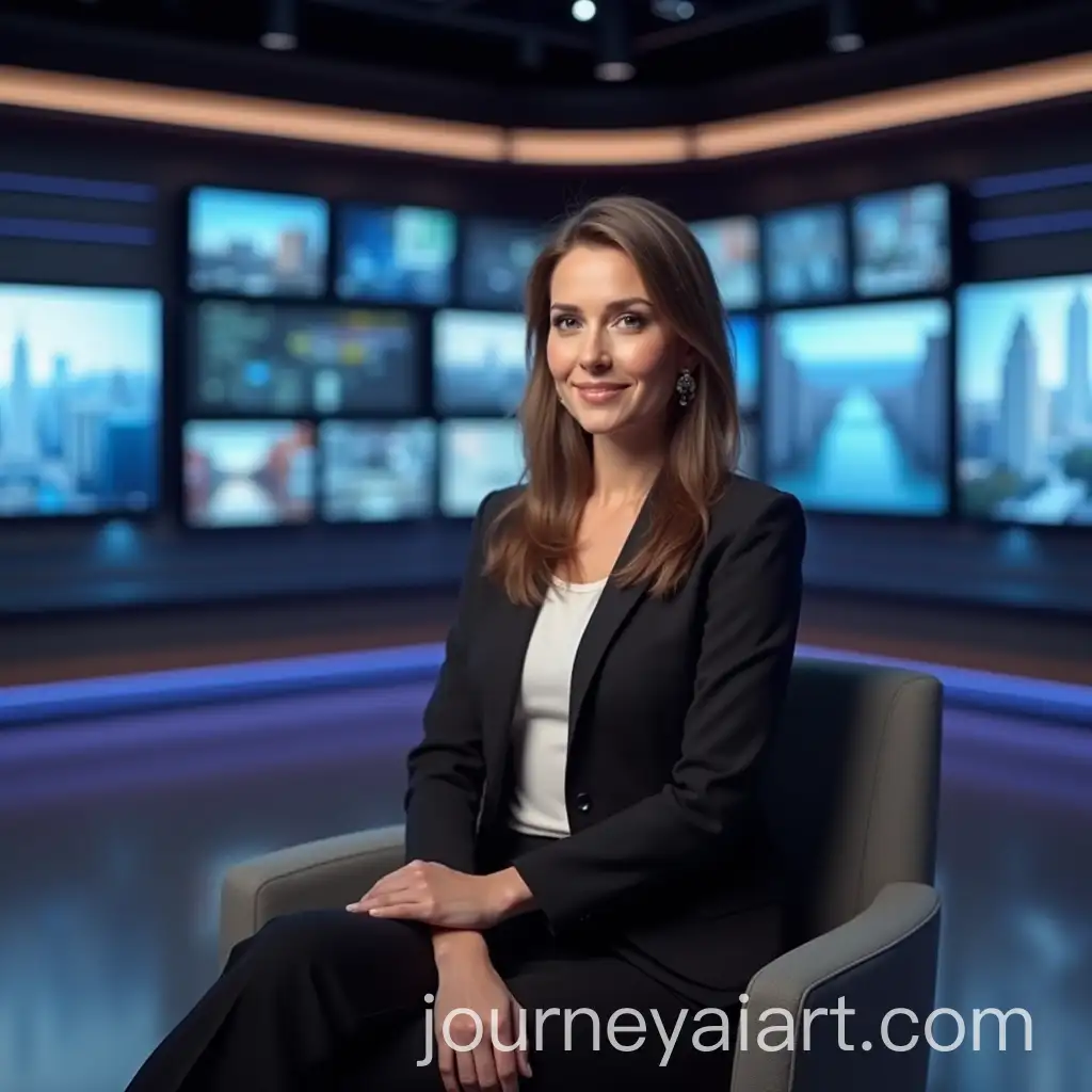 Elegant-Female-News-Anchor-in-a-Modern-Studio