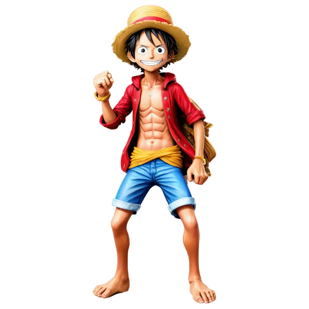 HighQuality-PNG-Image-of-One-Piece-Character-Luffy-Enhancing-Clarity-and-Detail