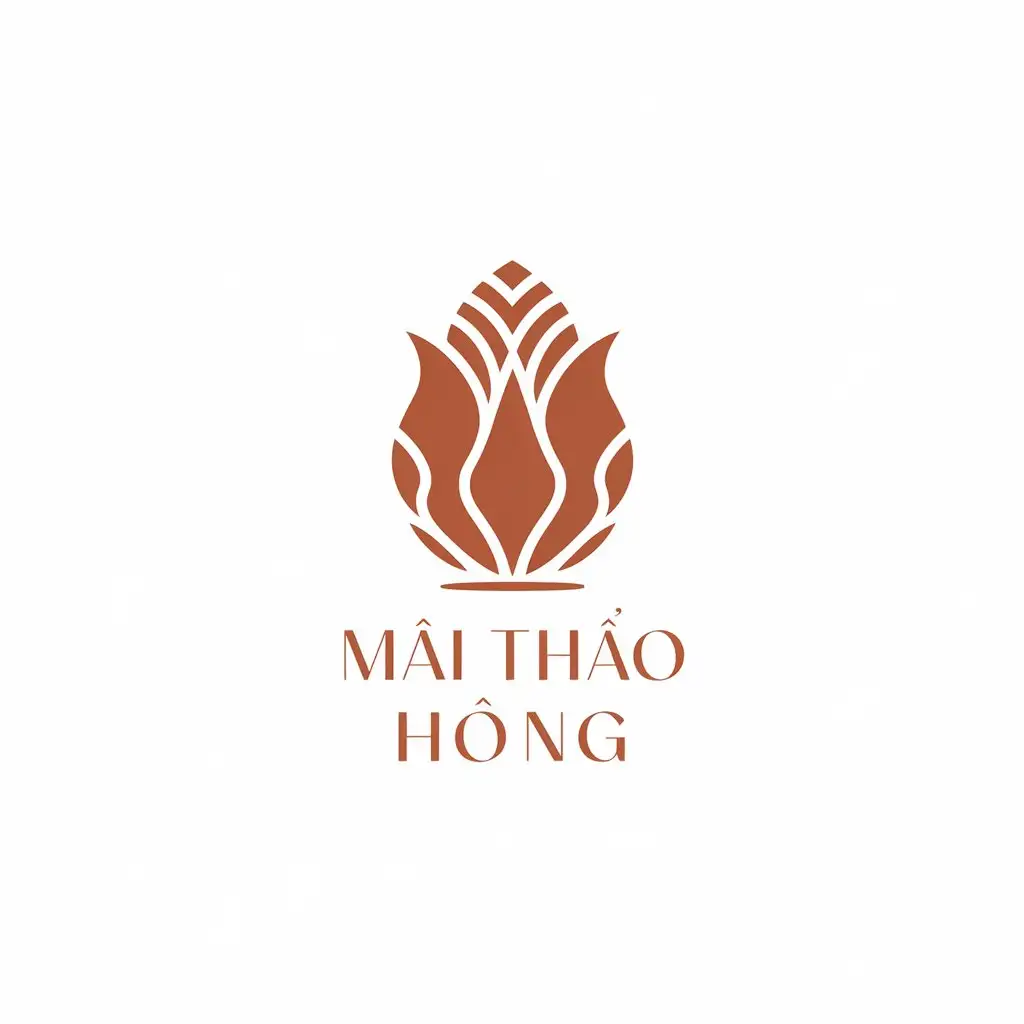 LOGO-Design-for-Mai-Tho-Hng-Indian-Tuber-and-Saffron-Fusion-with-a-Clear-Background