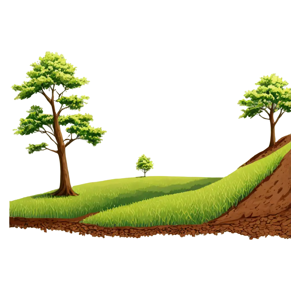 Vector-Illustration-Hillside-Good-Governance-PNG-Image-for-Soil-and-Water-Conservation