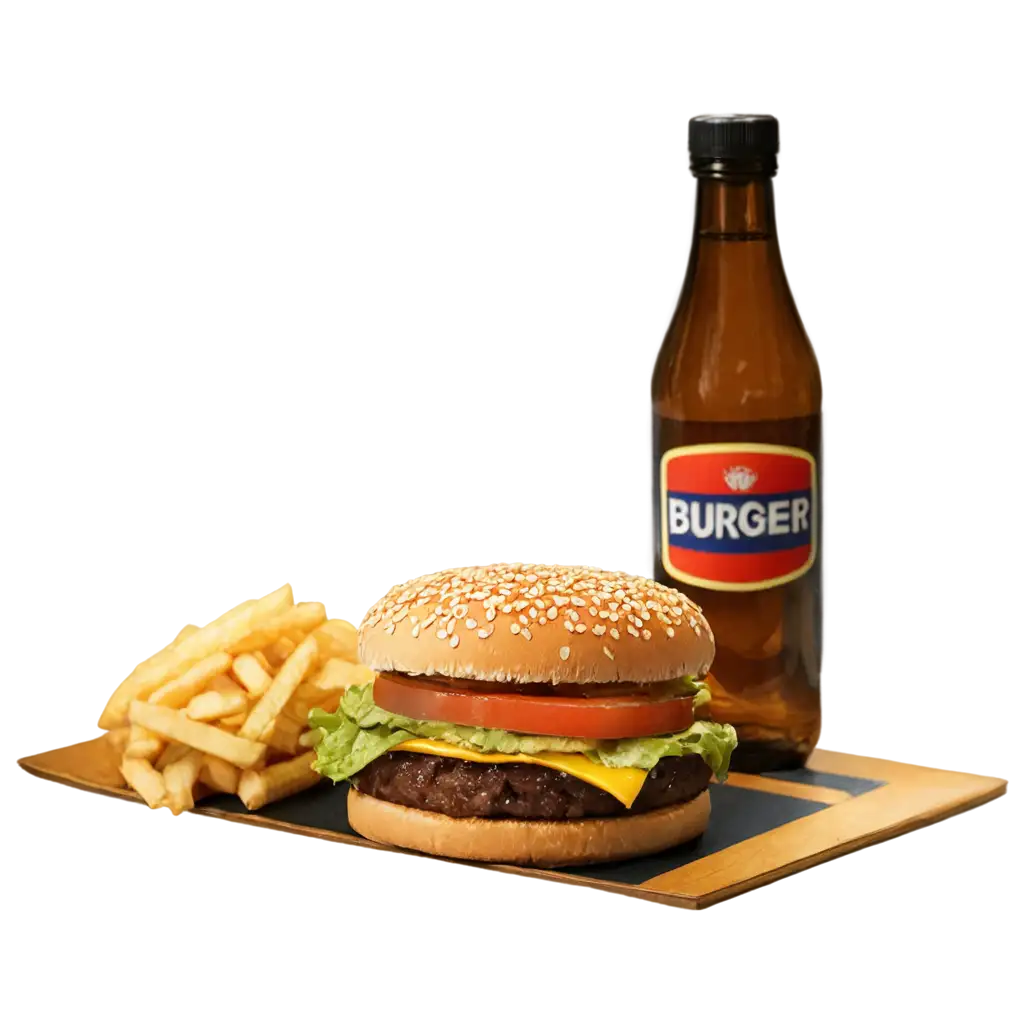 HighPNG-Image-Usage-GuideQuality-Burger-PNG-Image-for-Clear-and-Versatile-Visual-Content