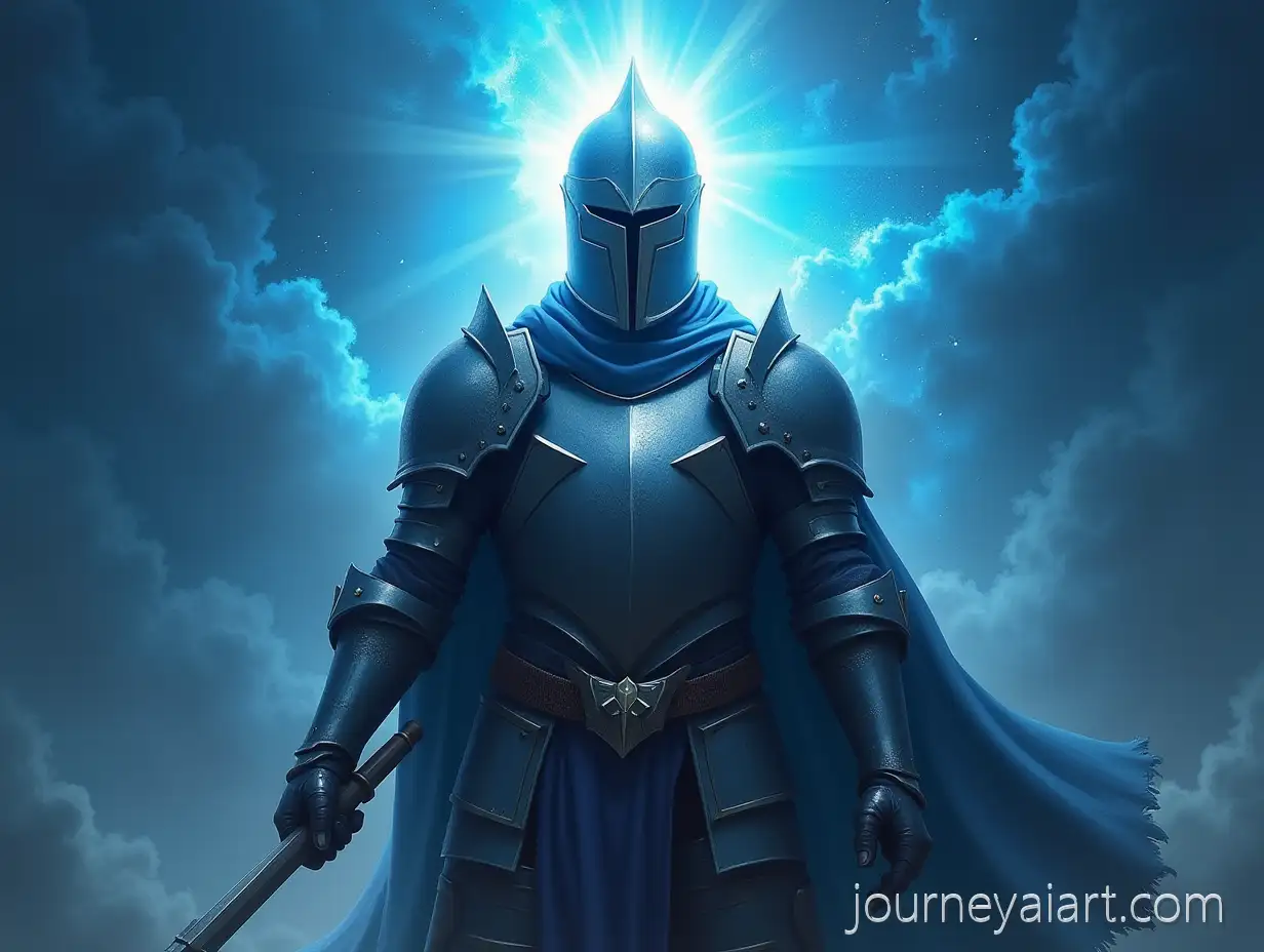 Brave-Guardian-Warrior-in-Shining-Armor-of-God-on-Heavenly-Battlefield