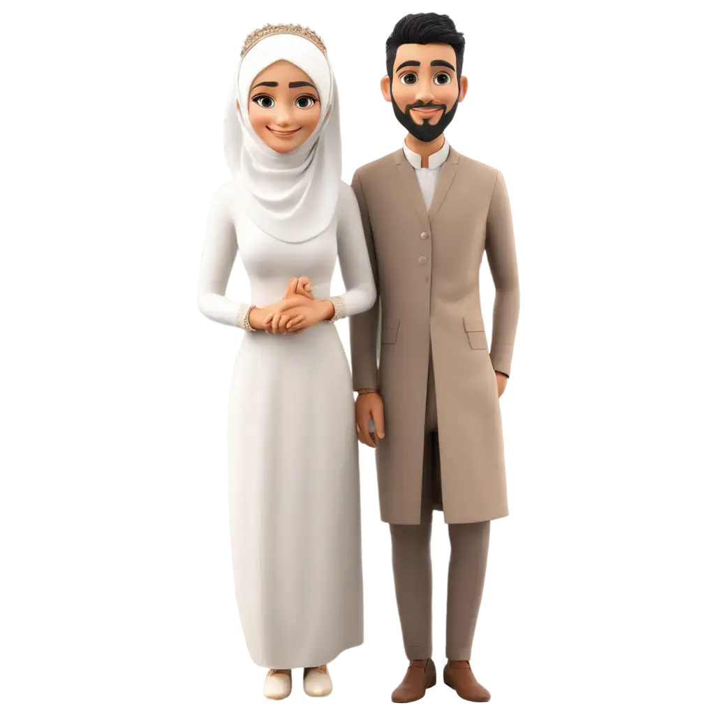 Wedding-Muslim-Character-PNG-Image-Perfect-for-Celebrating-Diverse-Cultural-Ceremonies