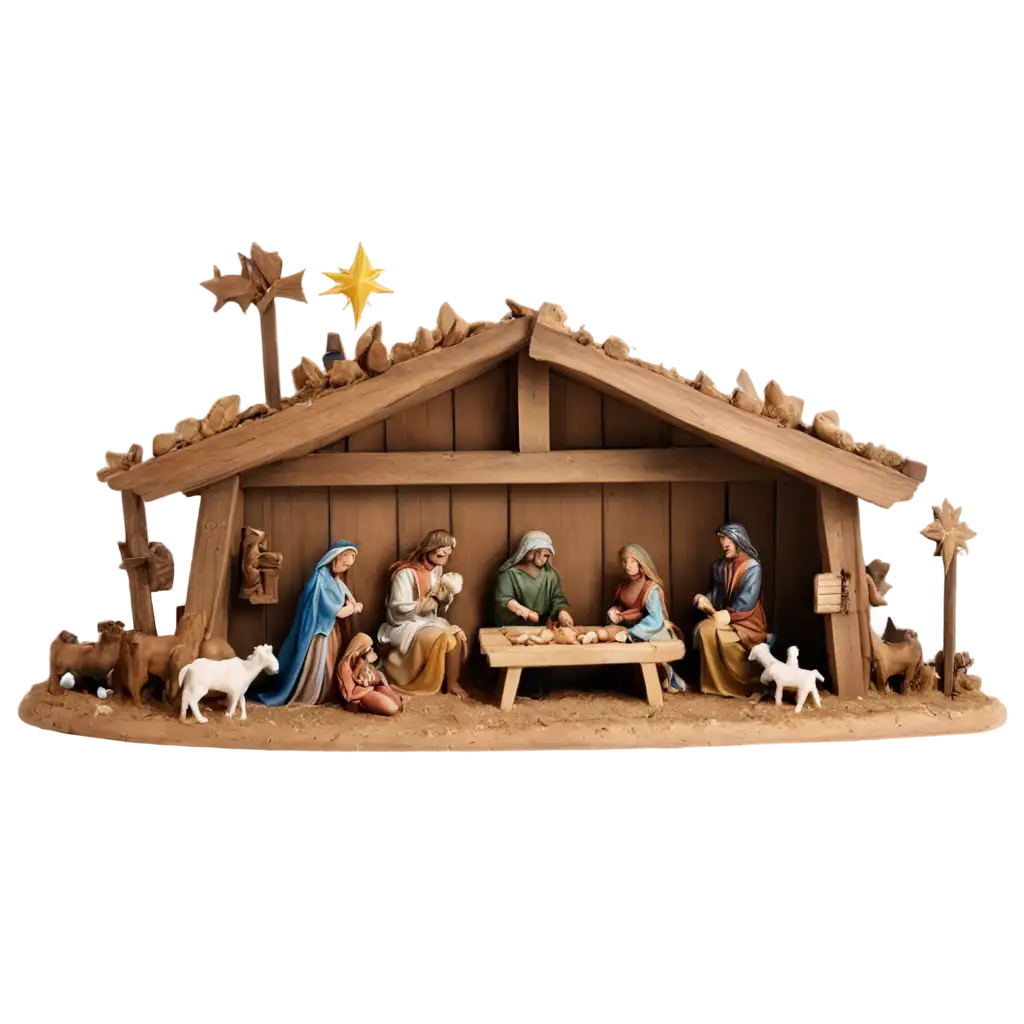 HighQuality-Nativity-Scene-PNG-Image-for-Religious-and-Holiday-Projects