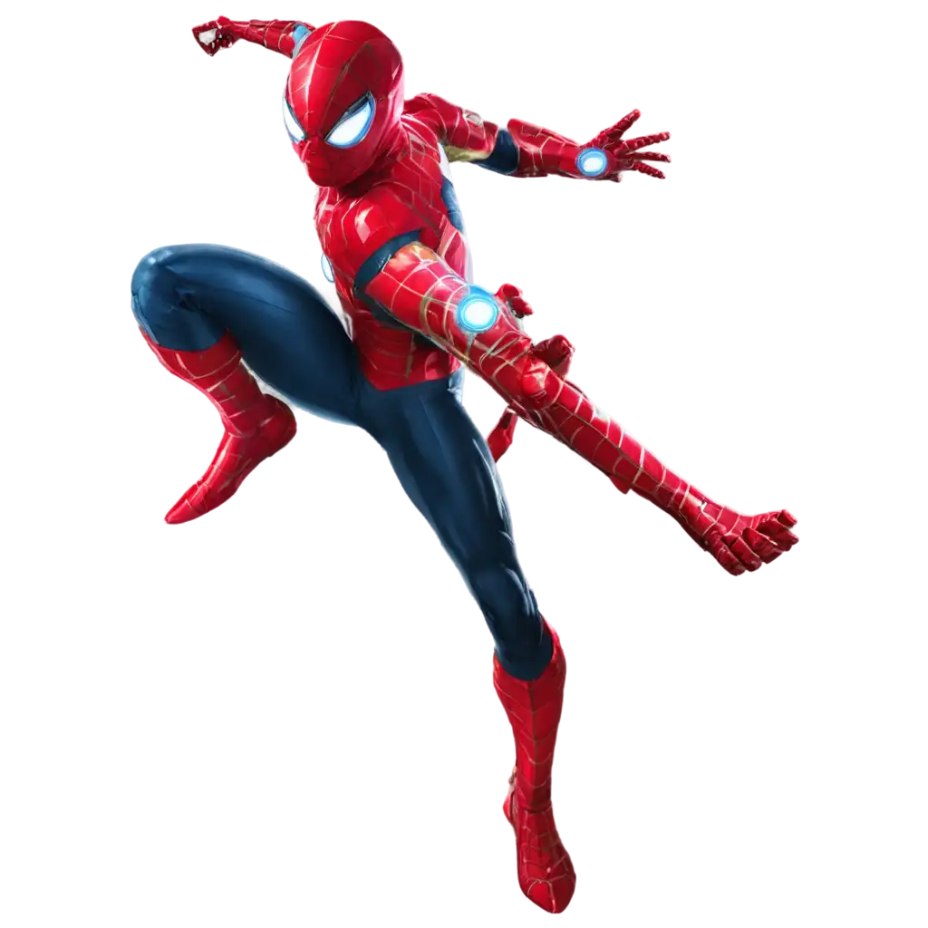 HighQuality-PNG-Image-of-Spiderman-and-Iron-Man-for-Ultimate-Visual-Impact