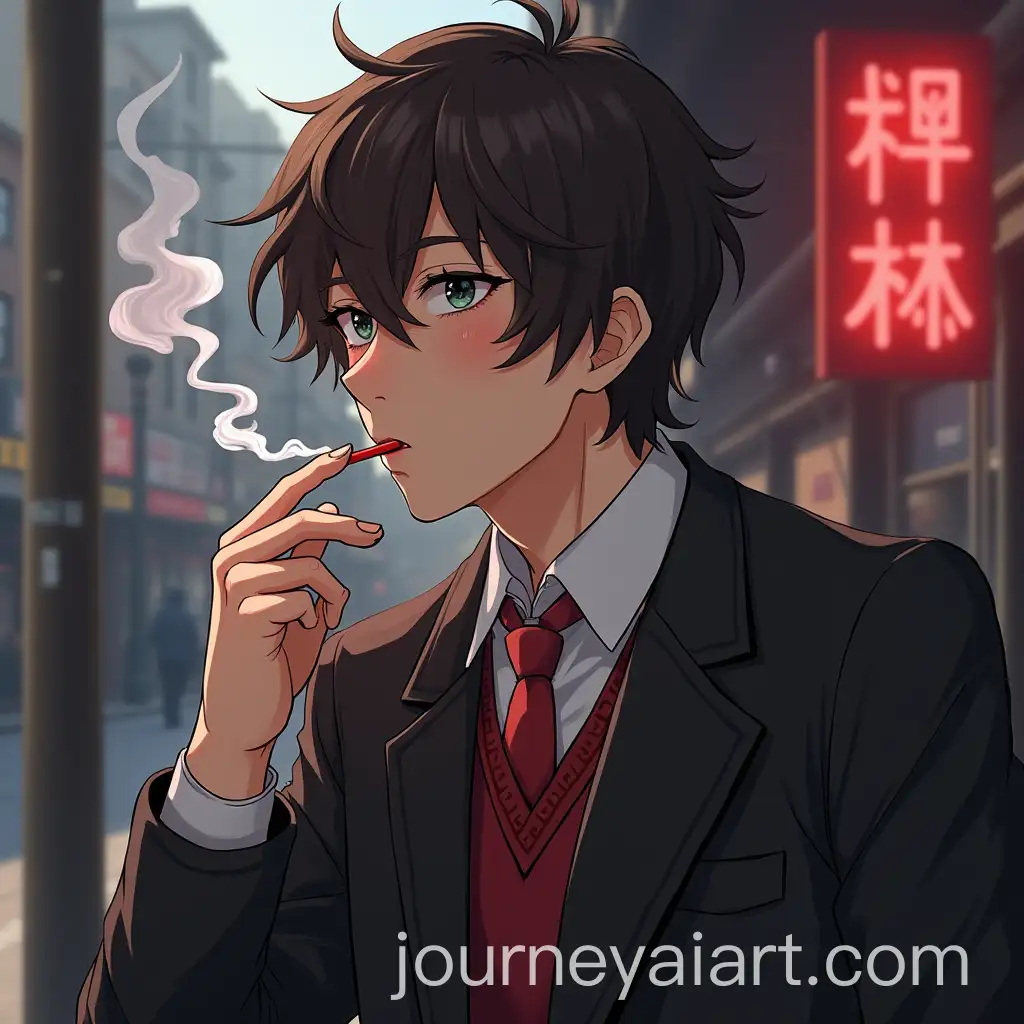 Anime-Man-Smoking-in-Urban-Setting
