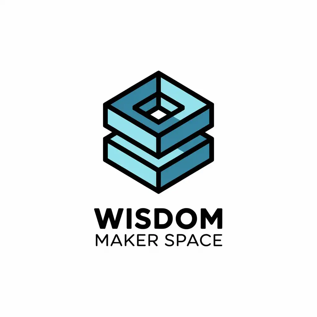 LOGO-Design-for-Wisdom-Maker-Space-Creation-Symbol-Nonprofit-Industry-with-Clear-Background