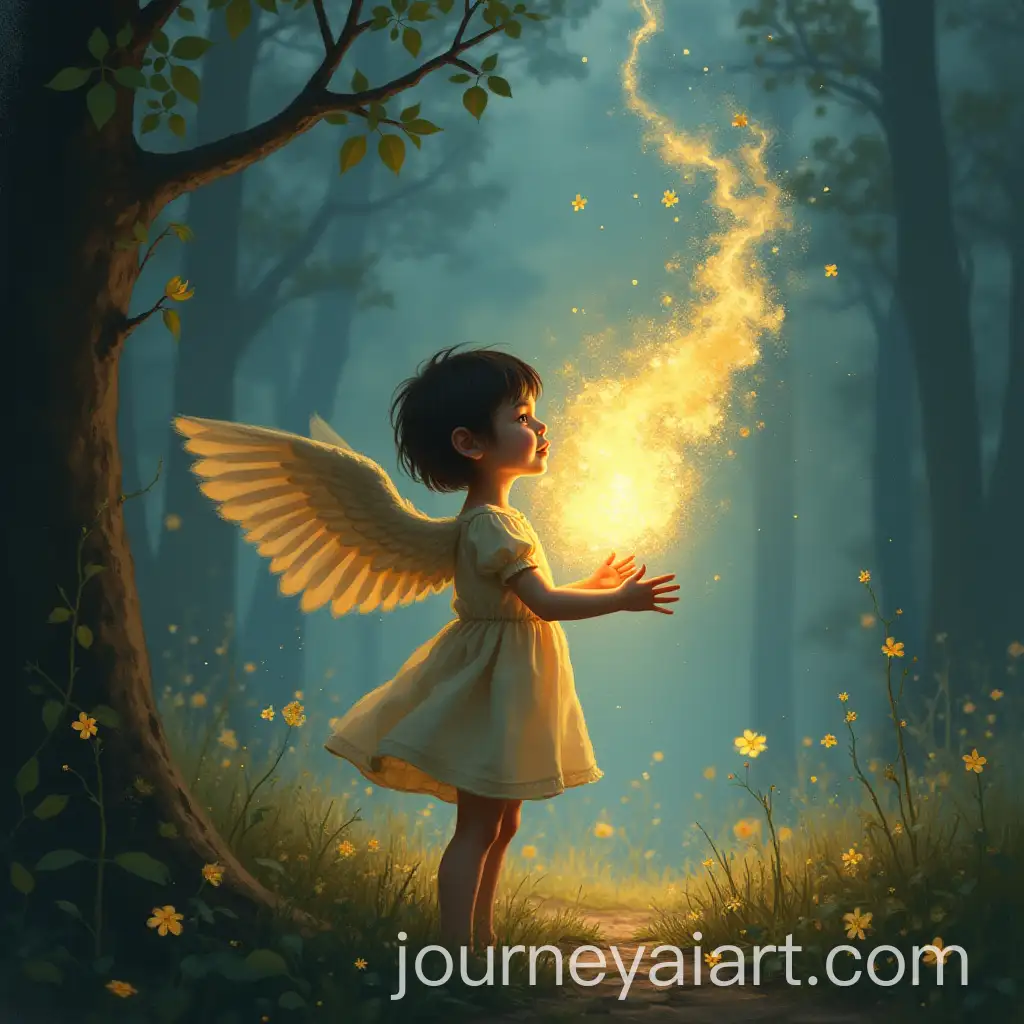 Whimsical-Spirits-of-Childhood-in-Magical-Setting