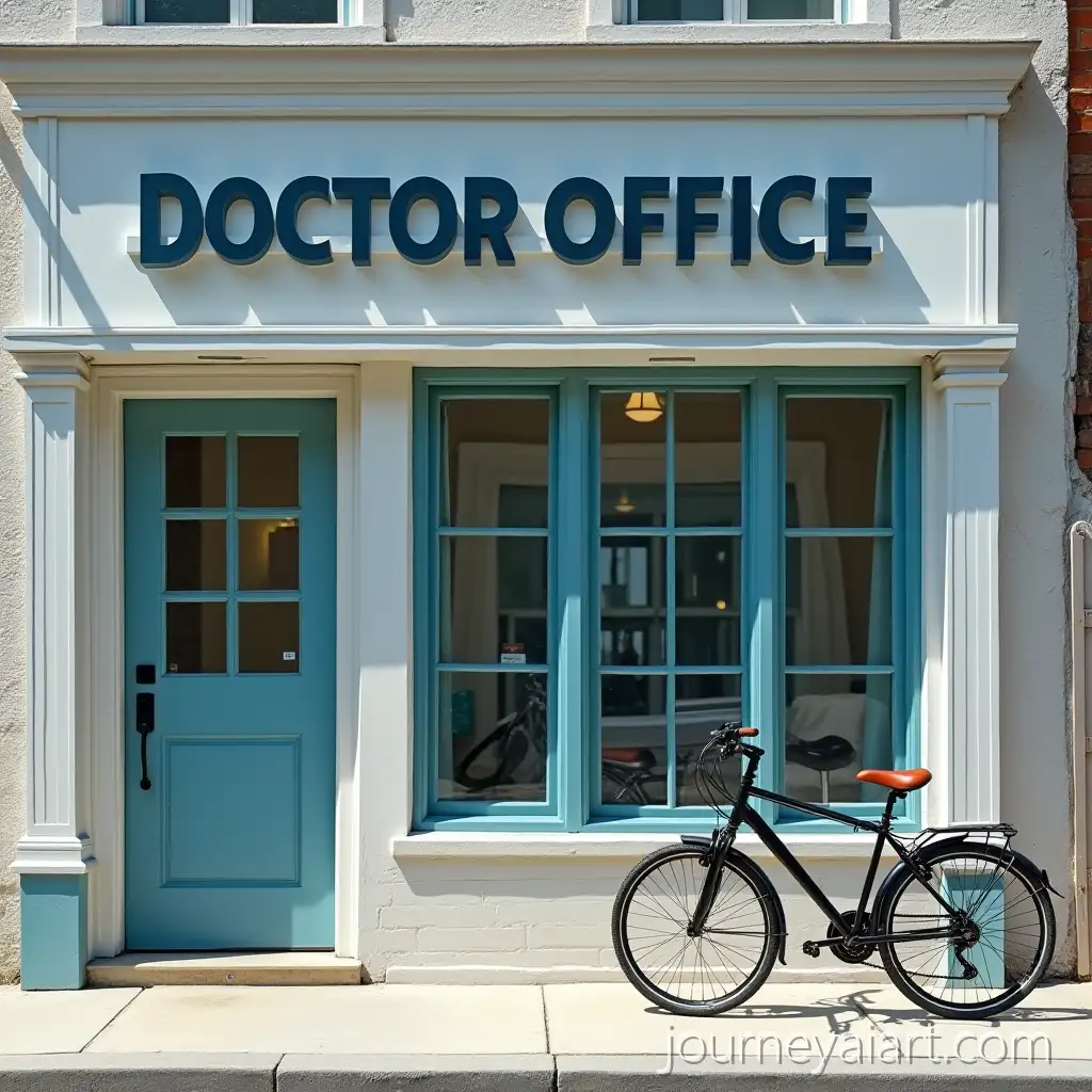 Bicycle-Parked-Outside-Doctors-Office