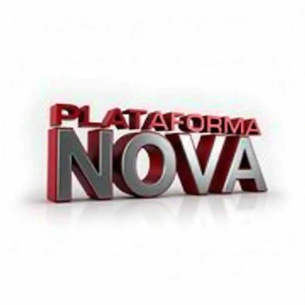 Bold-3D-Logo-Design-for-PLATAFORMA-NOVA-in-Red-White-and-Black