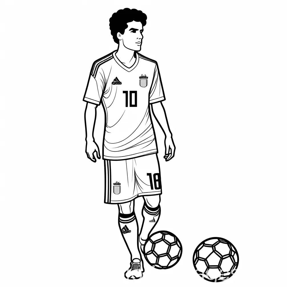 Nico-Williams-Spain-Football-Player-Coloring-Page