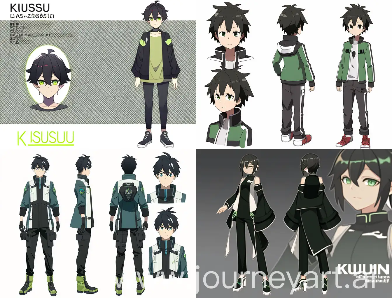 Original-Character-with-Short-Black-Hair-and-Dark-Green-Eyes