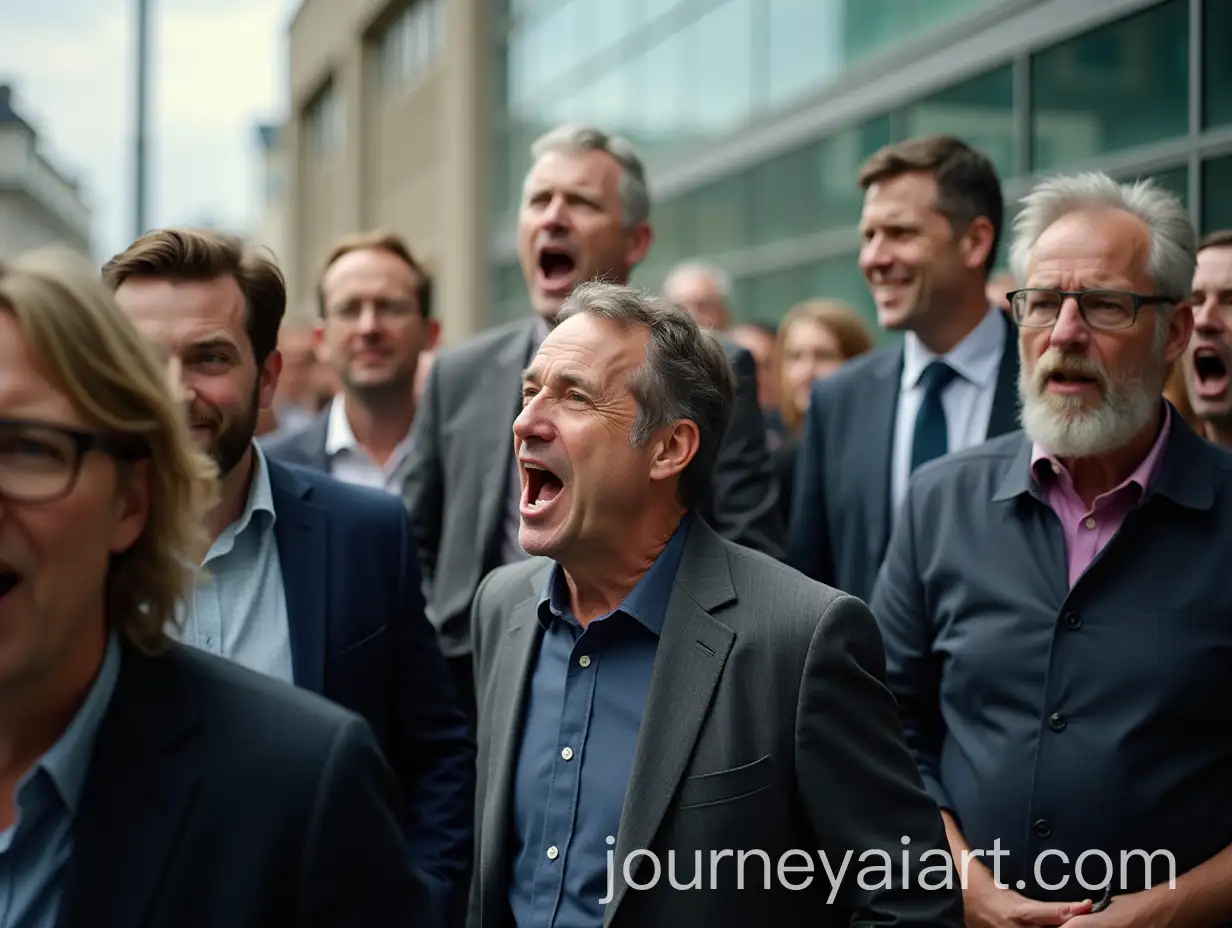 Seven-Angry-Business-People-Protesting-Against-Microsoft-Software