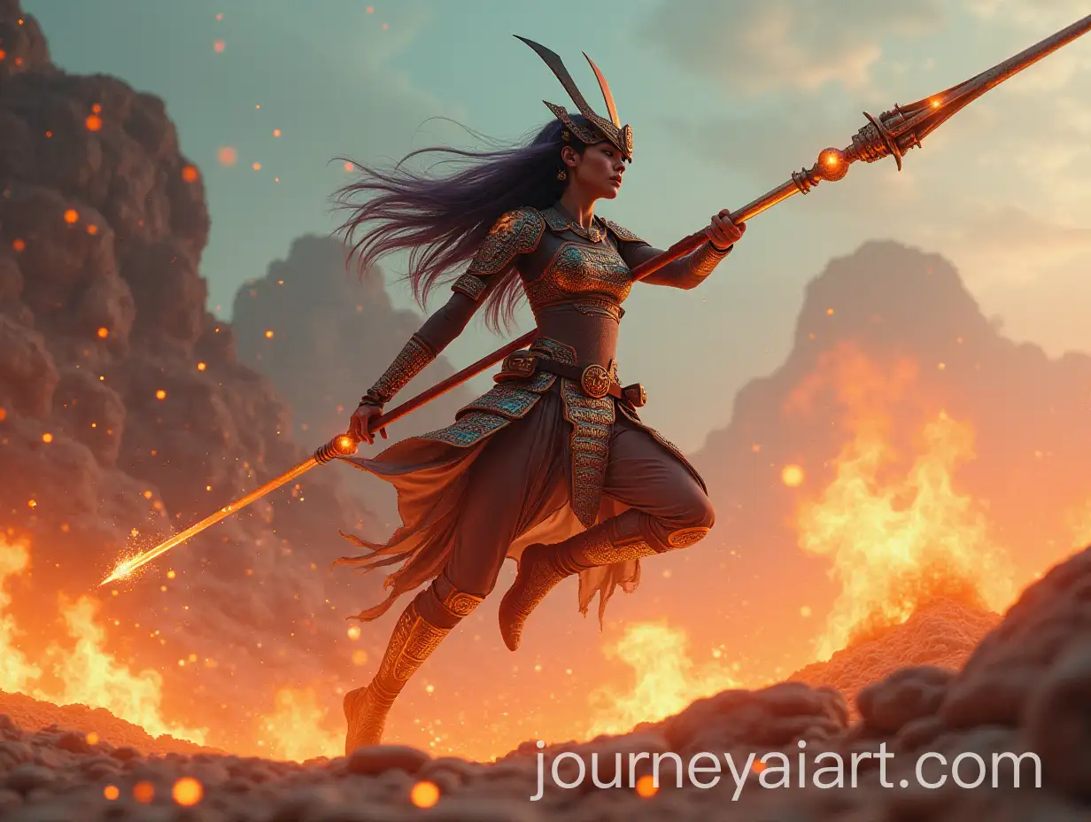 Futuristic-Samurai-Girl-in-Majestic-Armor-Performing-a-Dynamic-Attack