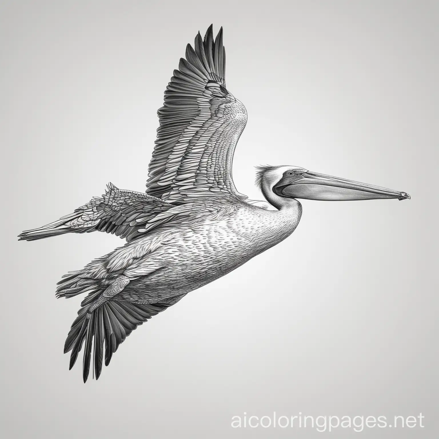 Brown-Pelican-in-Flight-Coloring-Page-for-Kids