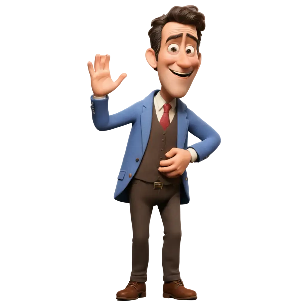 Funny-Pixar-Character-Middle-Age-Showing-House-in-Hands-PNG-Image