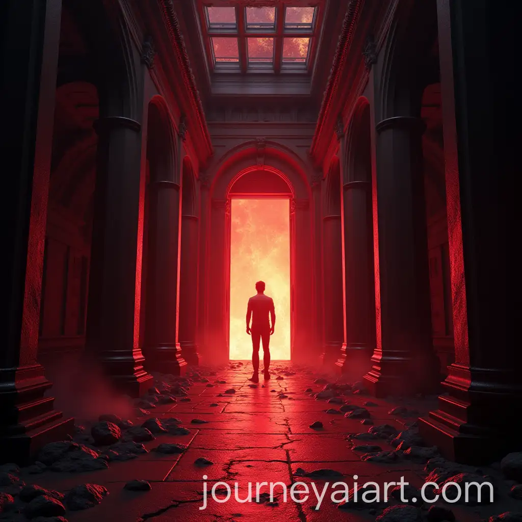 Futuristic-Hell-Gate-at-Computer-Entrance