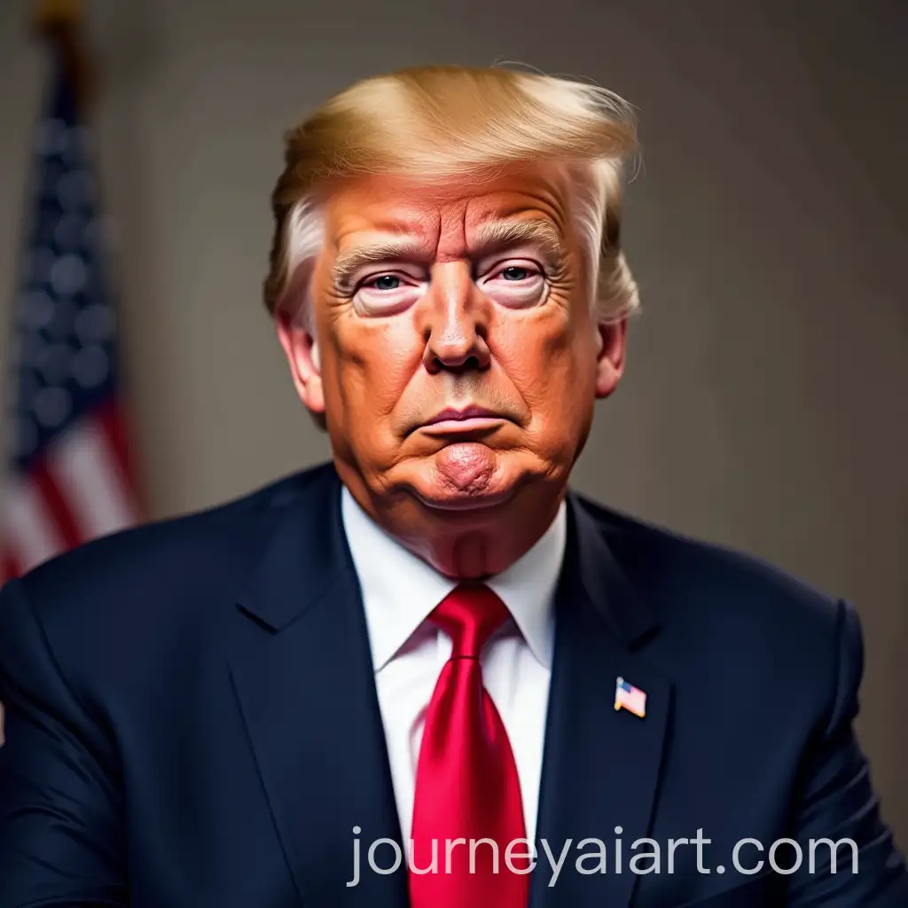 Portrait-of-Donald-Trump-in-a-Dynamic-Setting