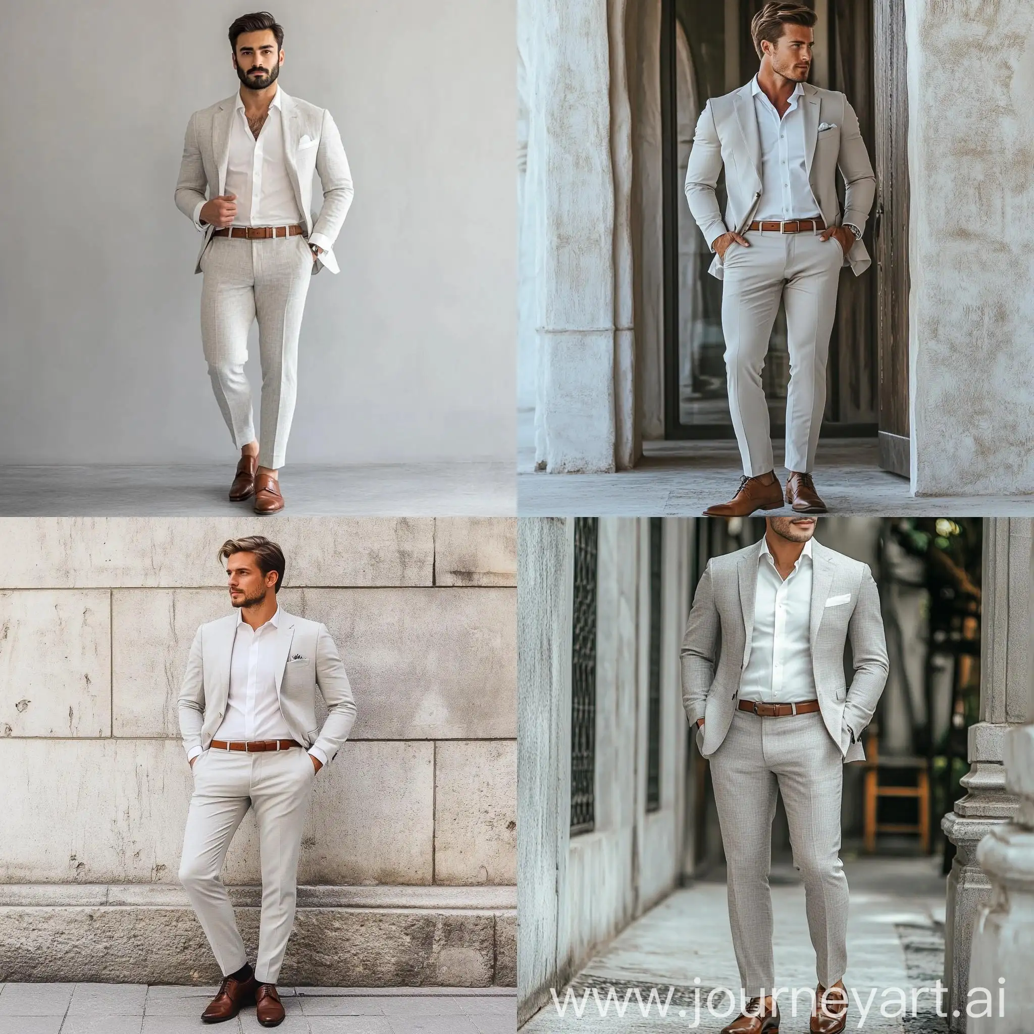 Stylish-Man-in-Light-Grey-Suit-with-Brown-Accessories