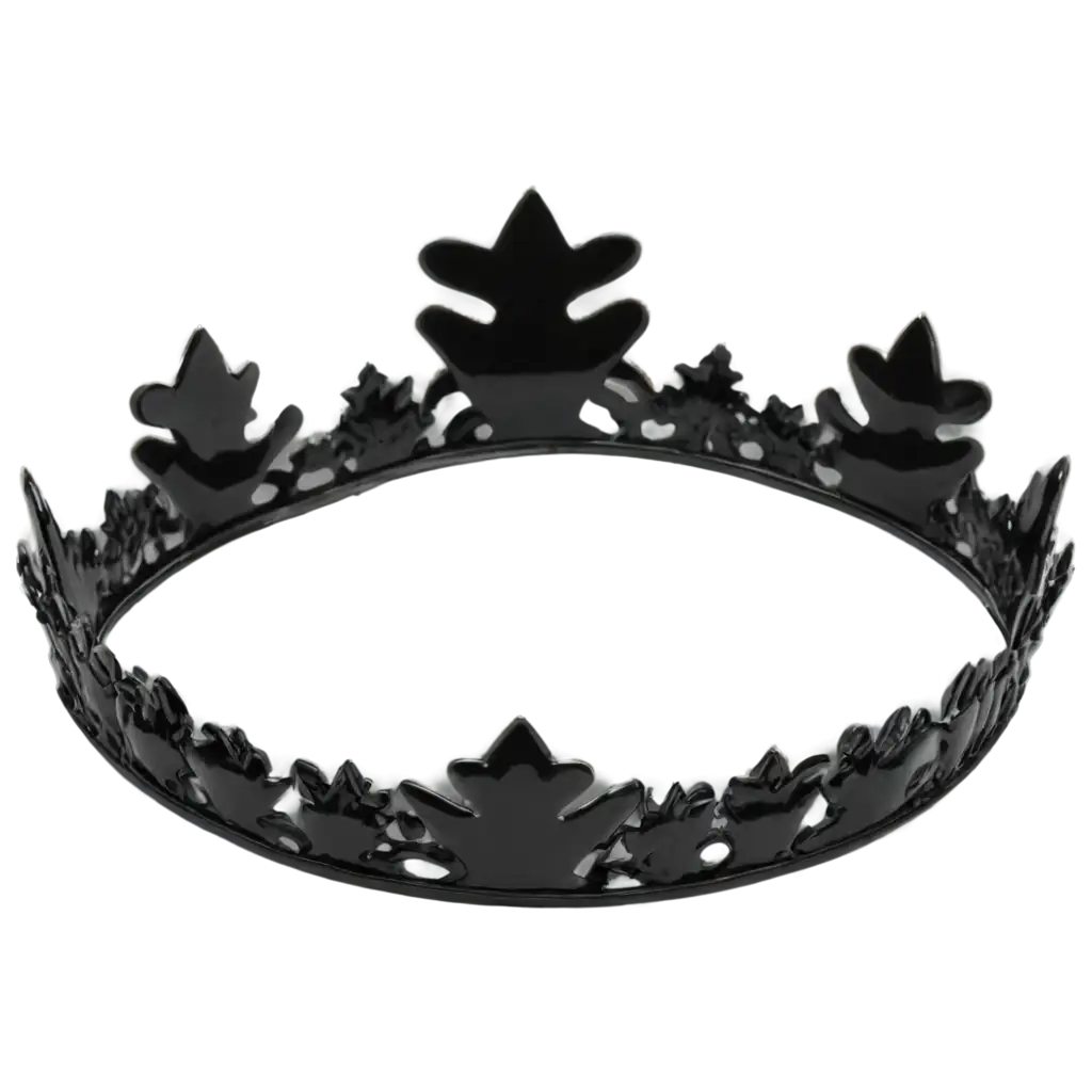 Elegant-Black-Crown-PNG-Image-for-Versatile-Use