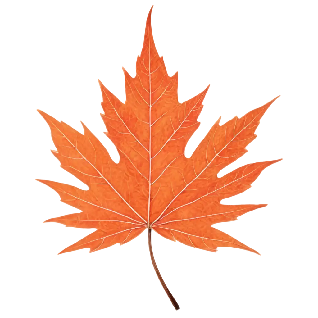 Bulky-Autumn-Maple-Leaf-PNG-HighQuality-Transparent-Image-for-Seasonal-Designs