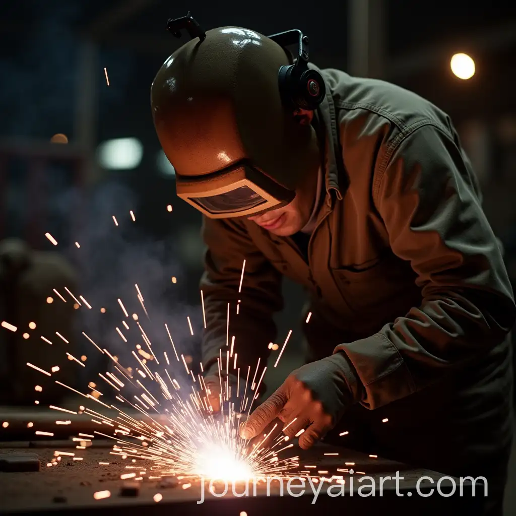 Ryan-Gosling-as-a-Welder-in-Action