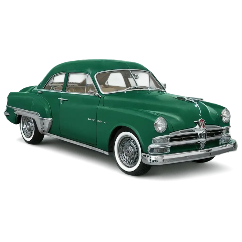 1952-Dodge-Kingsway-Custom-Green-PNG-Image-Vintage-Car-Illustration-for-Classic-Car-Enthusiasts