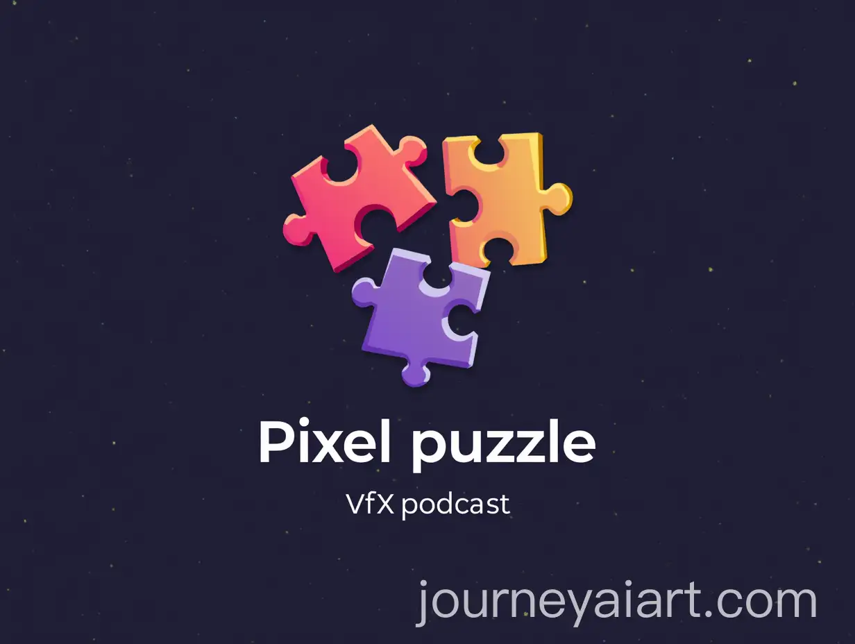 Pixel-Puzzle-Logo-for-VFX-Podcast