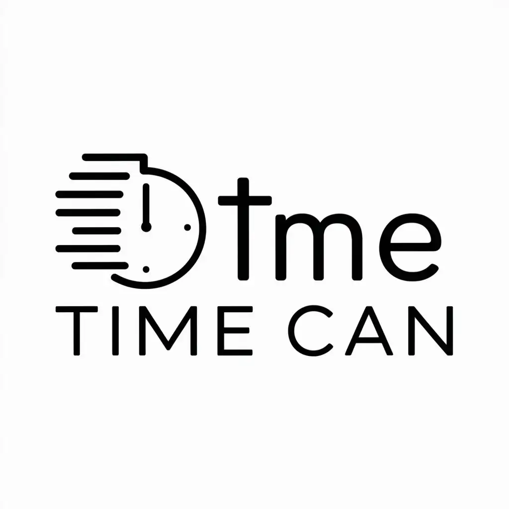 LOGO-Design-For-TimeCan-Time-and-Clock-Symbolism-in-Clear-Background