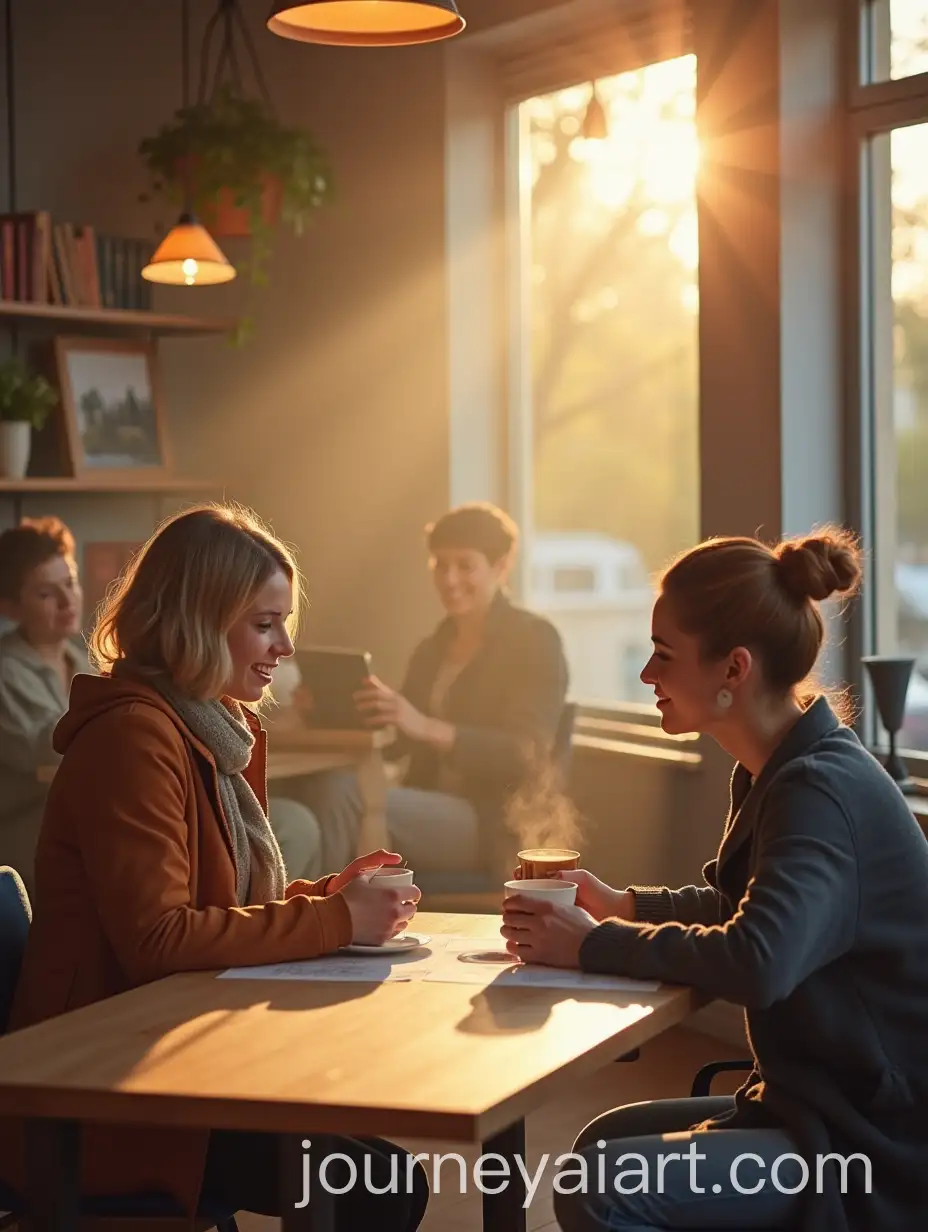 Accessible-Literary-Cafe-for-People-with-Disabilities-Featuring-Coffee-and-Warm-Tones