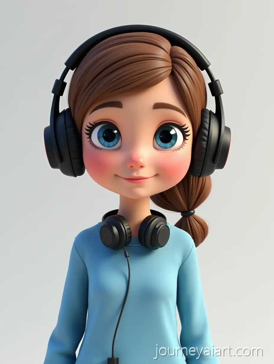 3D-Cartoon-Character-with-Blue-Eyes-Wearing-Cozy-Sweater-and-Marshall-Headphones-in-Pixar-Style