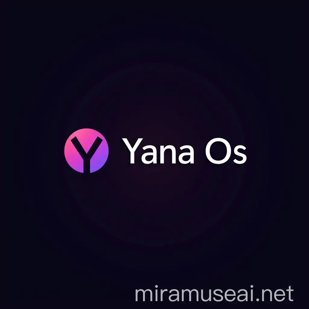 Logo Design for FrontEnd Developer Yana Os Featuring Dark Purple and Black Tones