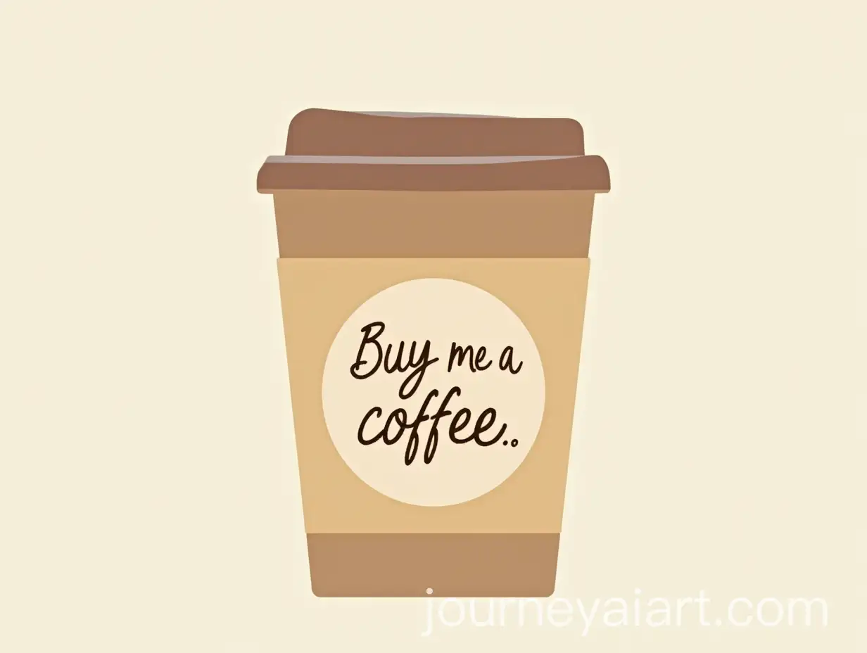 Flat-Design-Icon-of-Paper-Coffee-Cup-with-Buy-Me-a-Coffee-Text