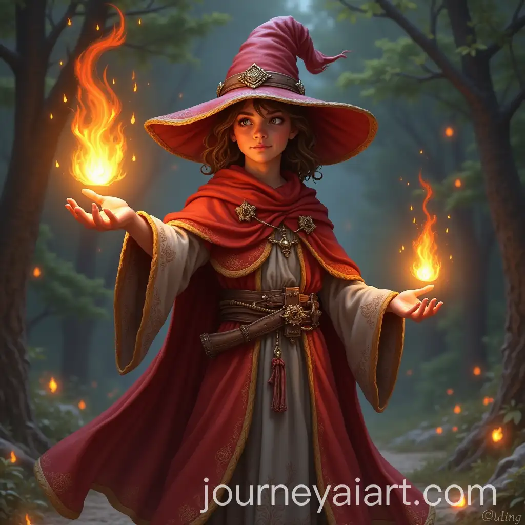 Young-Mage-Casting-Fireball-RPG-DND