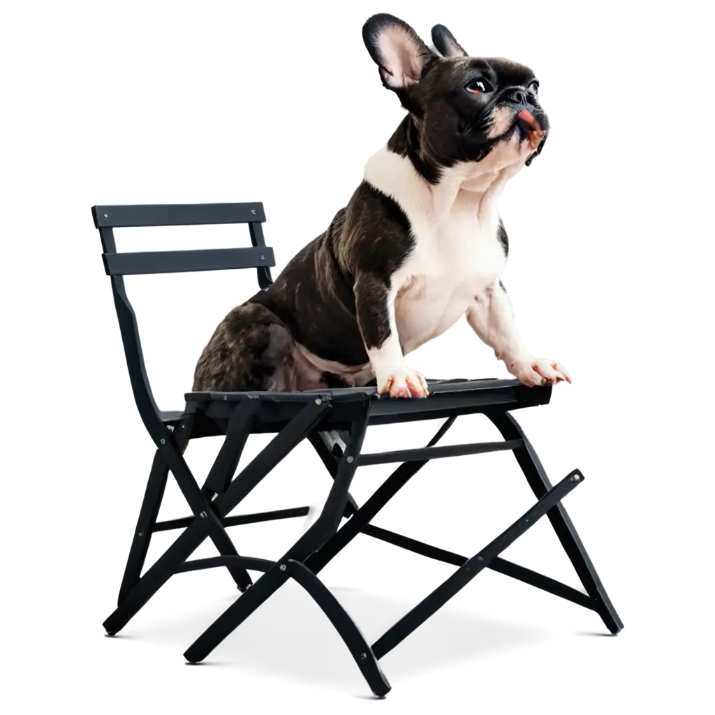 French-Bulldog-Black-and-White-PNG-Image-Playful-Jump-from-the-Chair