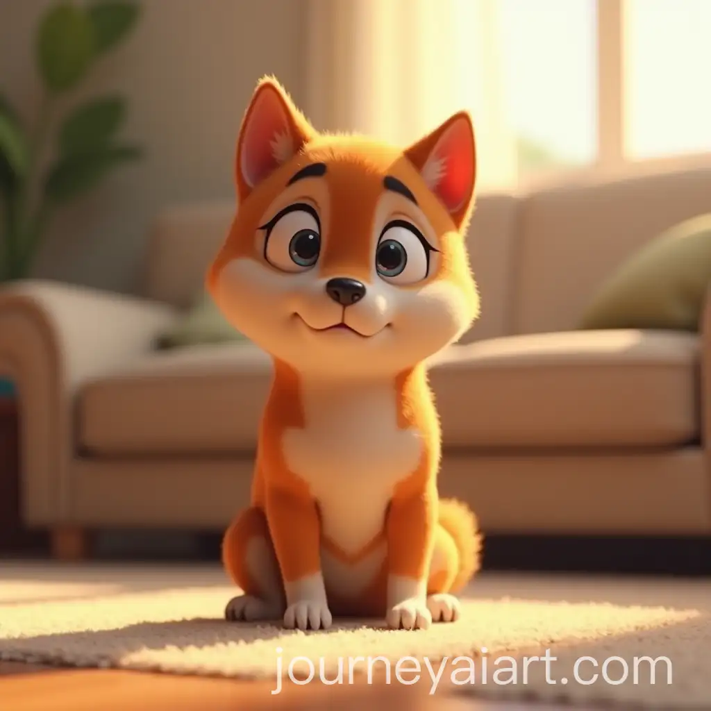 ShibaAI-Image-Prompt-Expansion-Inu-Dog-Showing-Disappointed-Expression-in-Cozy-Living-Room